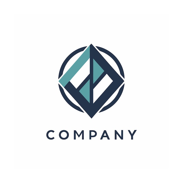 plantilla de logotipo de la empresa minimalista