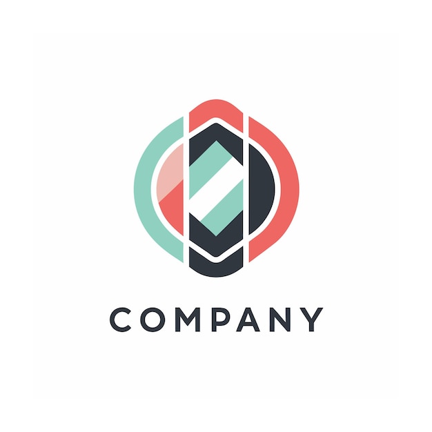 plantilla de logotipo de la empresa minimalista