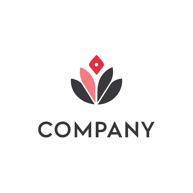 plantilla de logotipo de la empresa minimalista