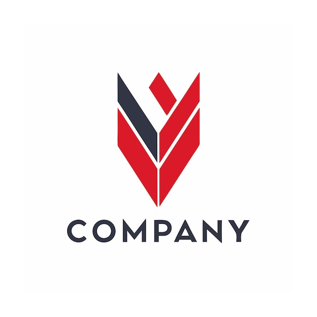 plantilla de logotipo de la empresa minimalista