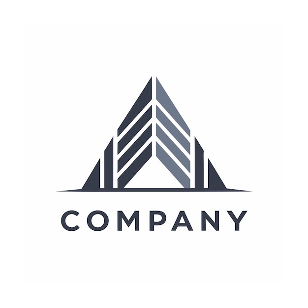 plantilla de logotipo de la empresa minimalista