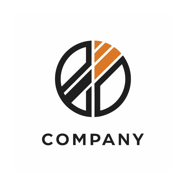 plantilla de logotipo de la empresa minimalista