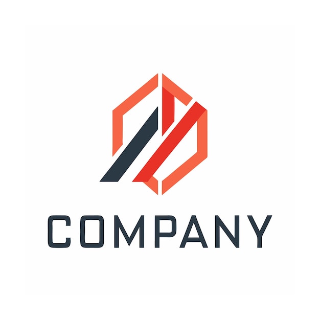 plantilla de logotipo de la empresa minimalista