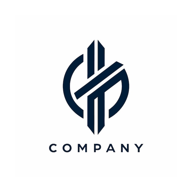 plantilla de logotipo de la empresa minimalista