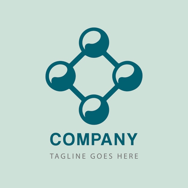plantilla de logotipo para la empresa moderna