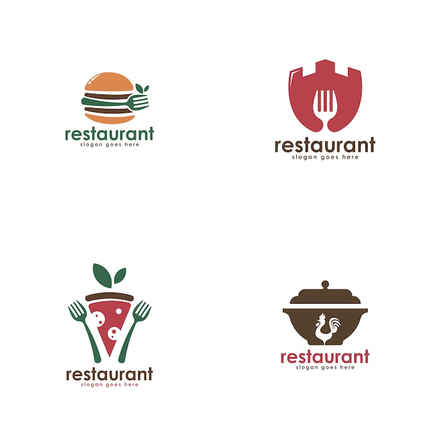 Plantilla de logotipo de empresa de restaurante