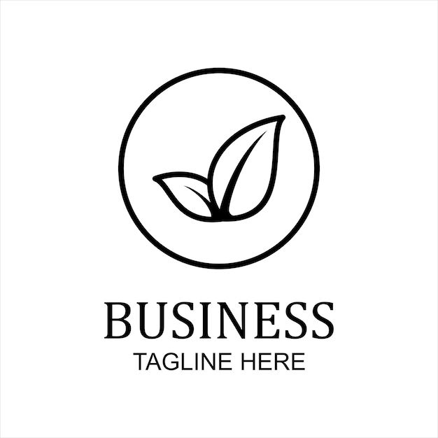 plantilla de logotipo de empresa sencilla