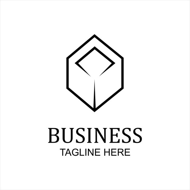 plantilla de logotipo de empresa sencilla