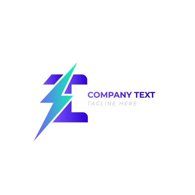 plantilla del logotipo de la empresa de servicios eléctricos ecológicos Vector I