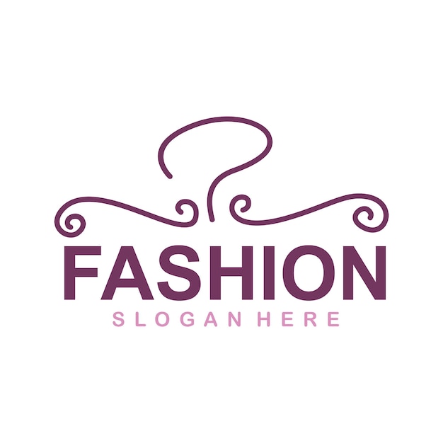 Plantilla de logotipo empresarial, diseño de marca de moda.