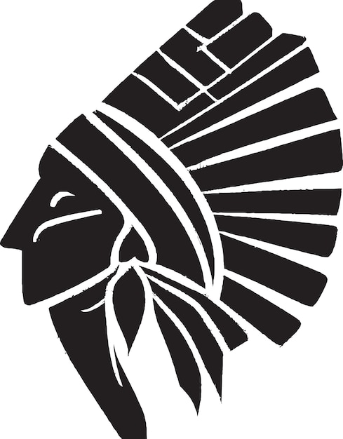 Plantilla de logotipo de escudo de patrón tribal