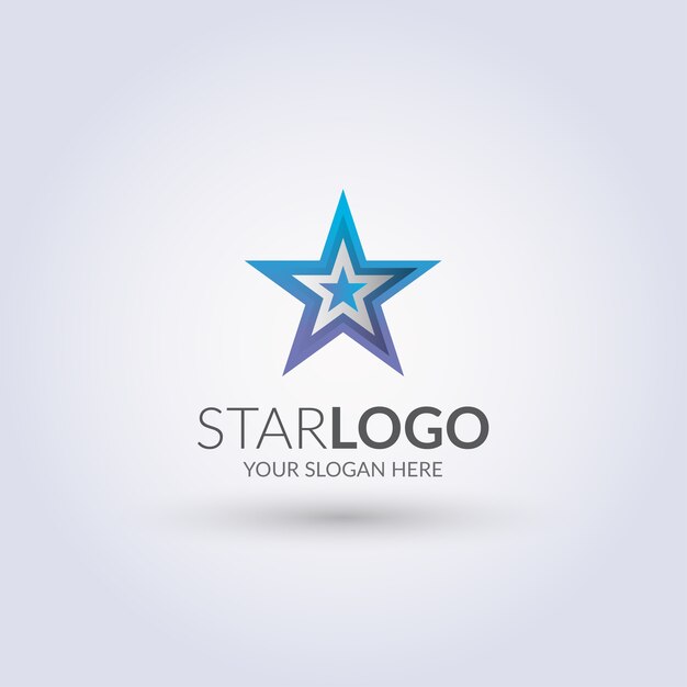 Plantilla de logotipo estrella