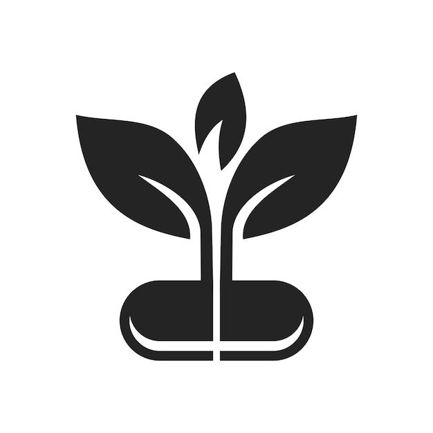 Plantilla de logotipo de farmacia Icono de identidad de marca aislado Gráfico vectorial abstracto