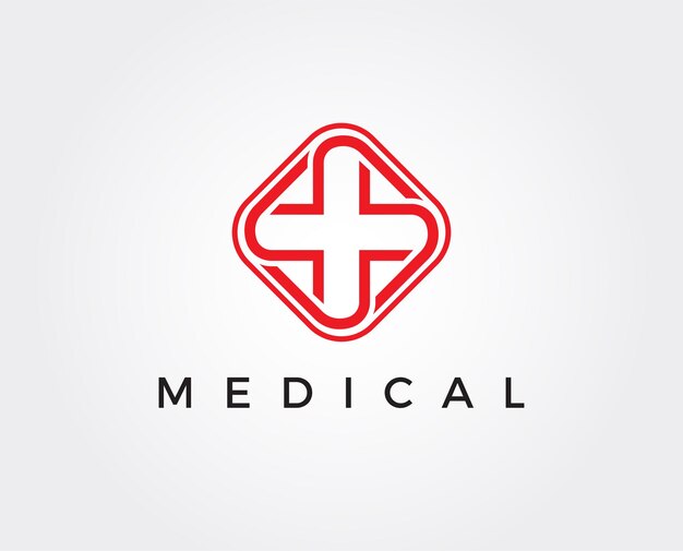 Plantilla de logotipo de farmacia médica