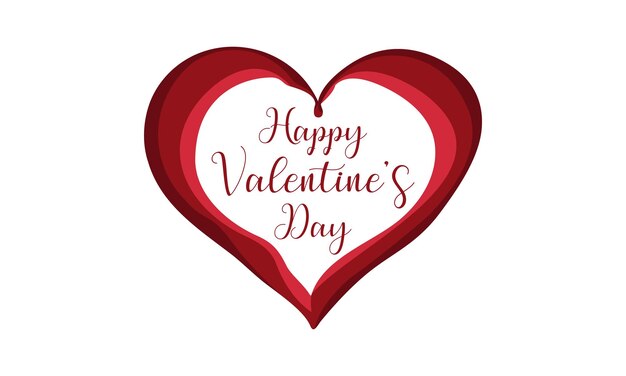 Plantilla de logotipo de feliz día de san valentín
