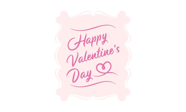 Plantilla de logotipo de feliz día de san valentín