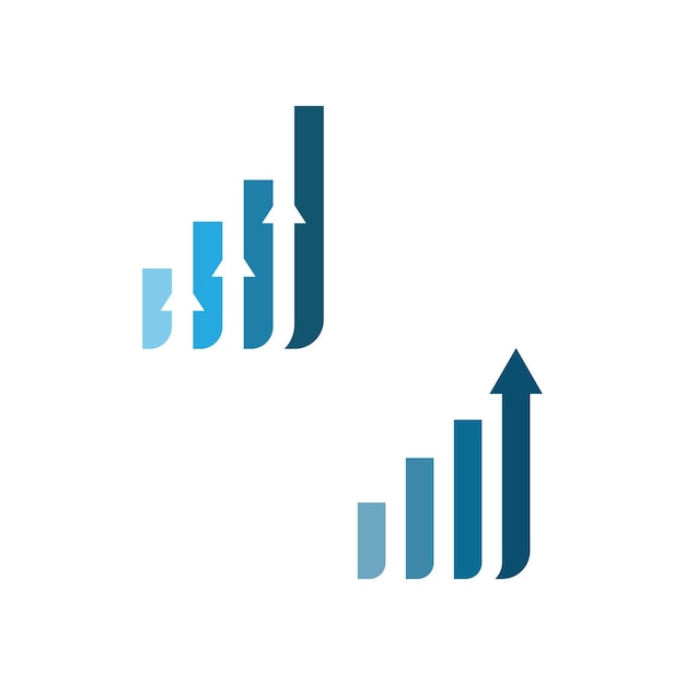 plantilla de logotipo de las finanzas empresariales infográficas