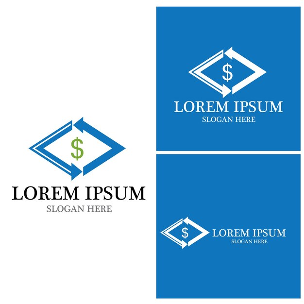 Plantilla de logotipo de finanzas empresariales