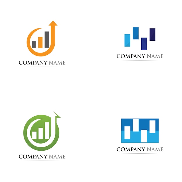 Plantilla de logotipo de finanzas empresariales