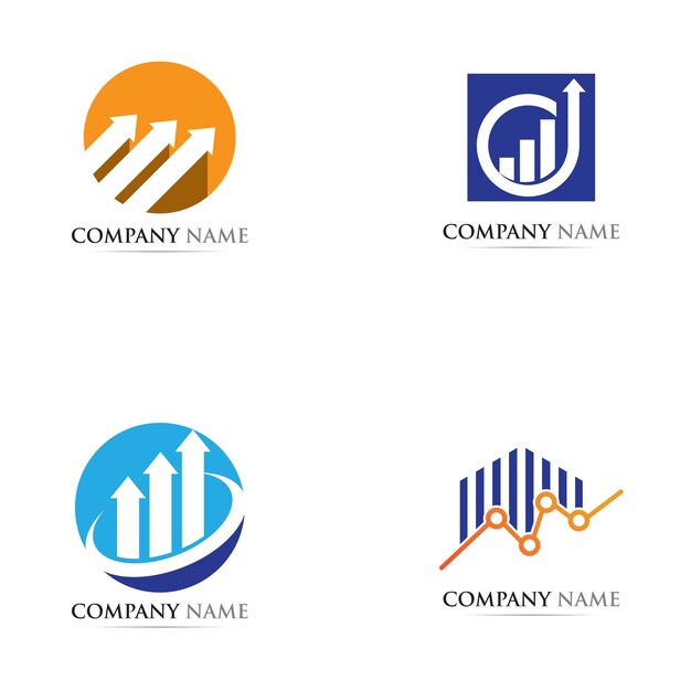 Plantilla de logotipo de finanzas empresariales