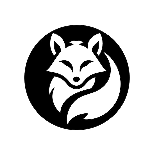 plantilla de logotipo de Fox identidad de marca aislada gráfico vectorial abstracto