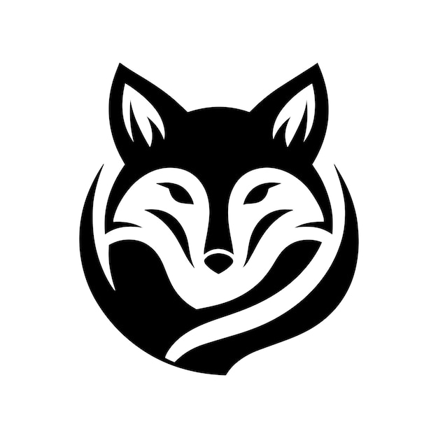 plantilla de logotipo de Fox identidad de marca aislada gráfico vectorial abstracto