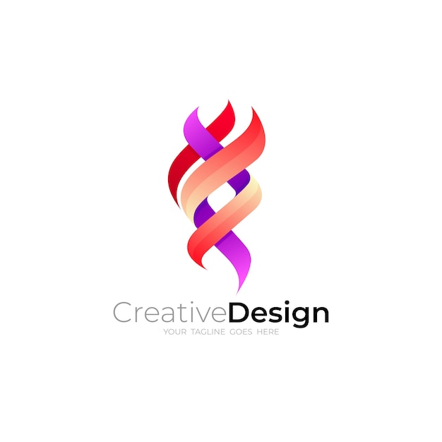 plantilla de logotipo de fuego abstracto logotipos de llamas ardientes de color rojo