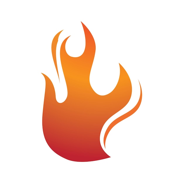 Plantilla De Logotipo De Fuego Llama Clipart Símbolo Icono Vector