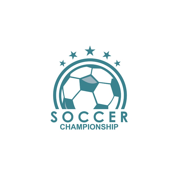 Plantilla de logotipo de fútbol
