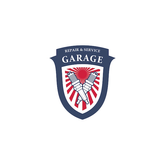 Plantilla de logotipo de garaje