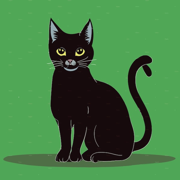 Vector plantilla del logotipo del gato