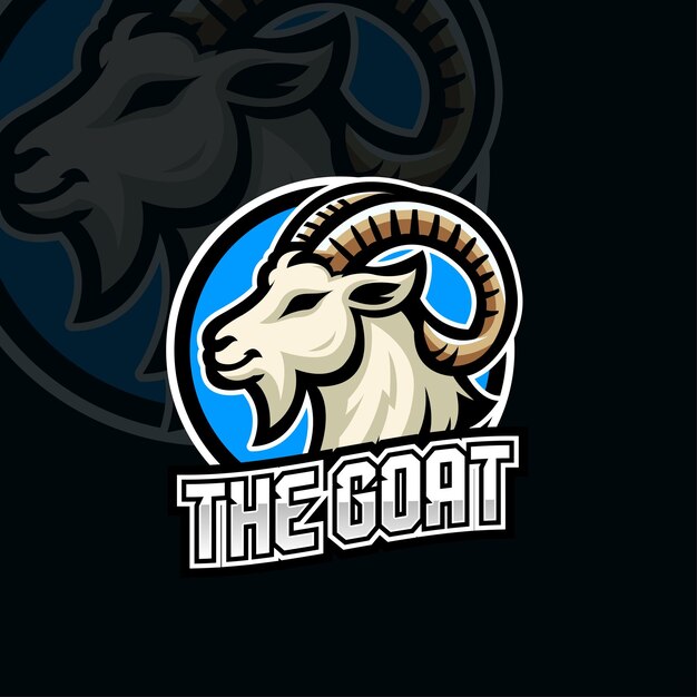 plantilla de logotipo de Goat Esport para su equipo