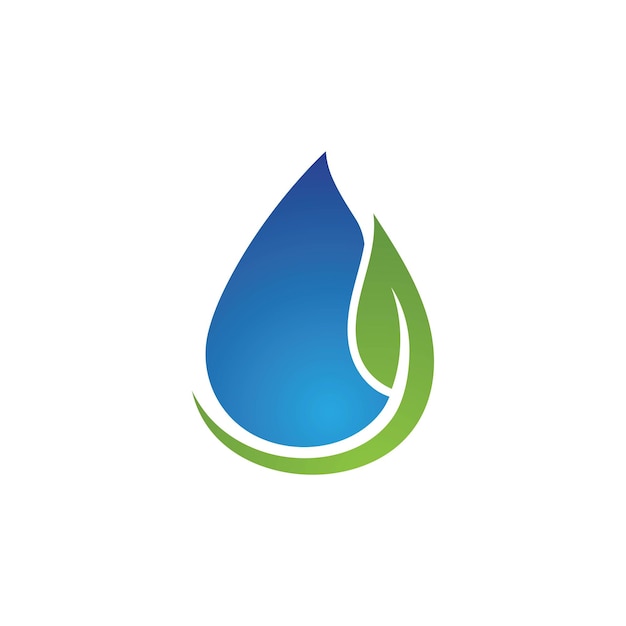 Plantilla de logotipo de gota de agua