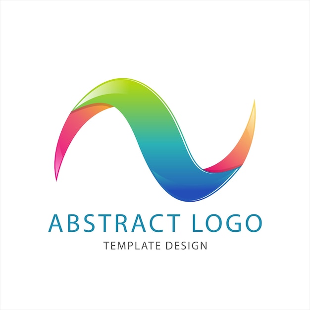 plantilla de logotipo de gradiente abstracto diseño de logotipo vectorial