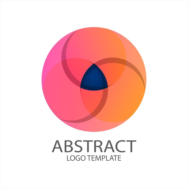 plantilla de logotipo de gradiente abstracto diseño de logotipo vectorial