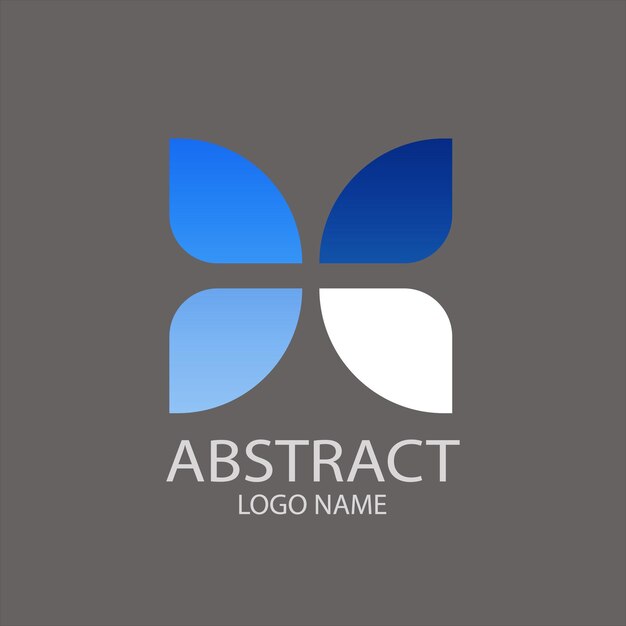plantilla de logotipo de gradiente abstracto diseño de logotipo vectorial