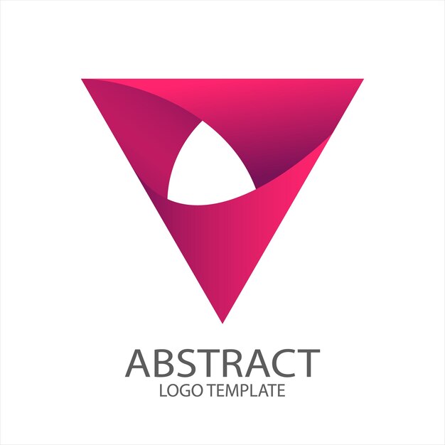 plantilla de logotipo de gradiente abstracto diseño de logotipo vectorial