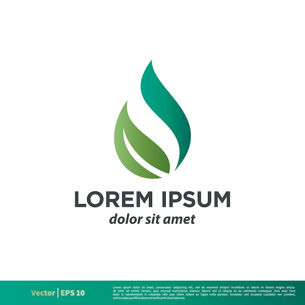 Plantilla de logotipo de Green Leaf Spa