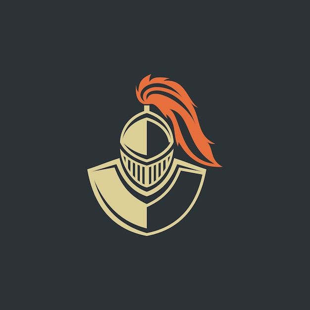 plantilla de logotipo de guerrero