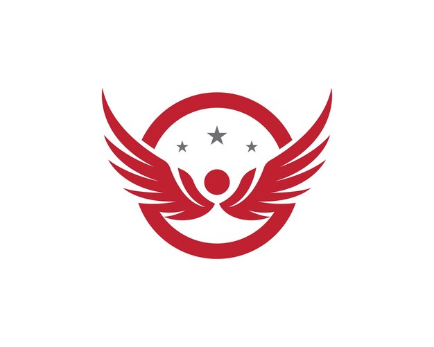 Plantilla de logotipo de halcón de Halcón