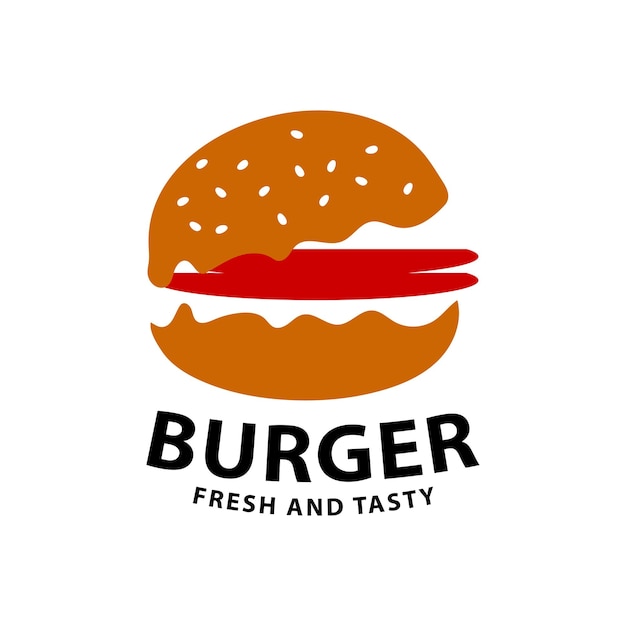 Plantilla de logotipo de hamburguesa