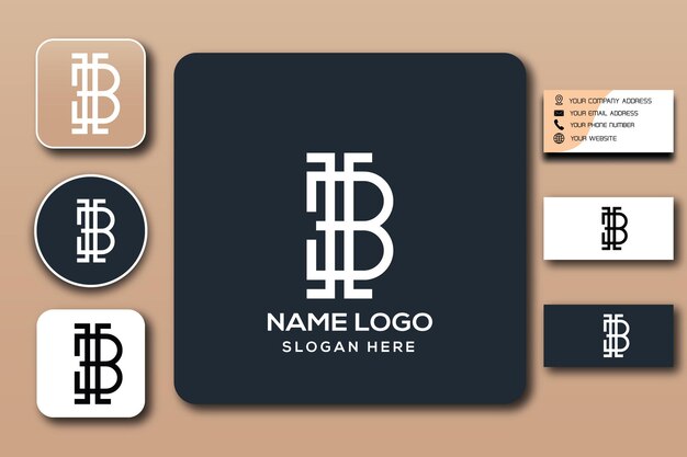 Plantilla de logotipo HB