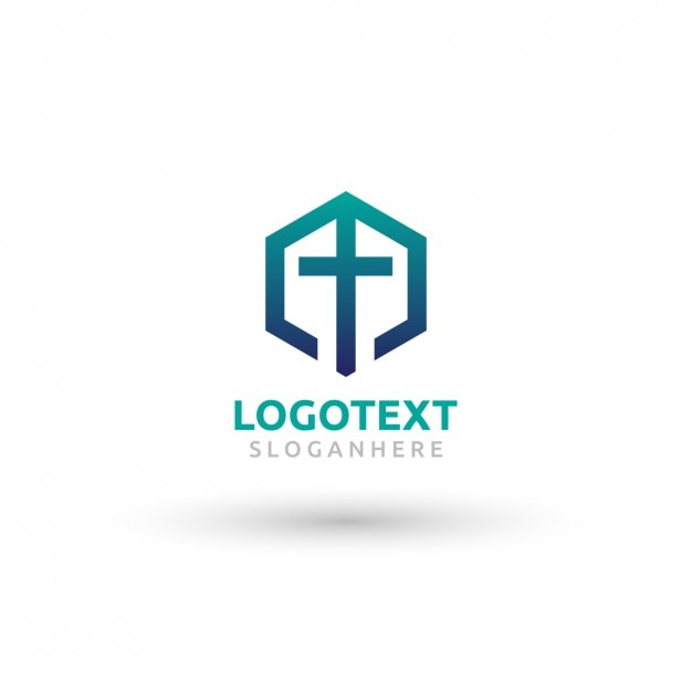 Vector plantilla de logotipo de la iglesia