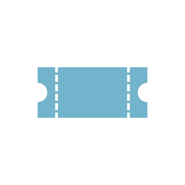 Plantilla de logotipo de ilustración vectorial de icono de boleto