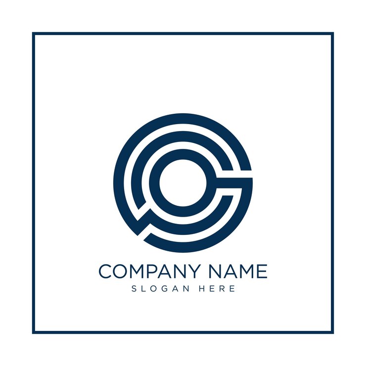 Vector plantilla de logotipo inicial