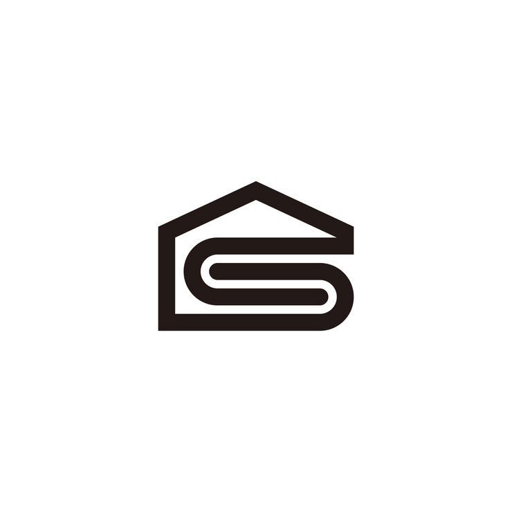 Vector plantilla de logotipo de inicio de letra s moderna