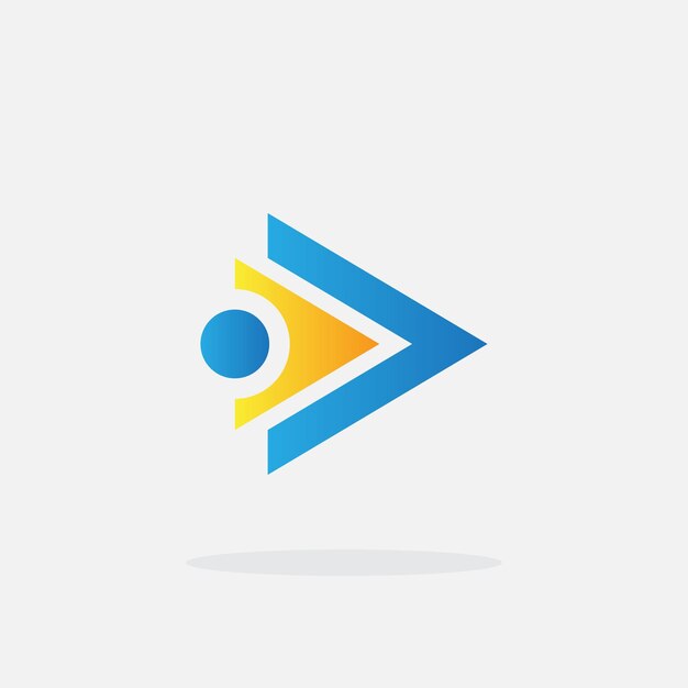 plantilla de logotipo de juego simple