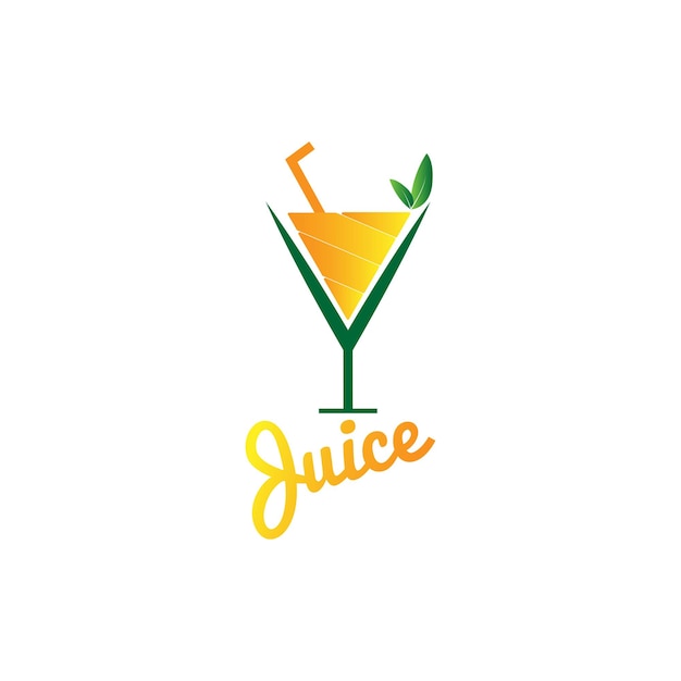 Plantilla de logotipo de jugo de naranja