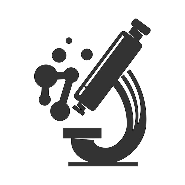 Plantilla de logotipo de laboratorio de ciencia Icono Ilustración Marca Identidad Aislado y plano Gráfico vectorial