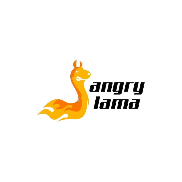 Plantilla de logotipo de Lama